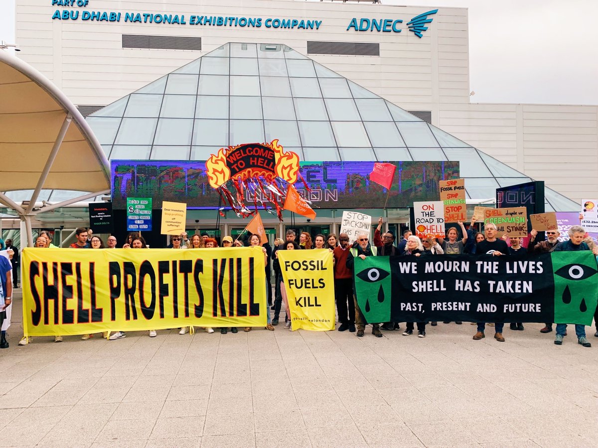 We're demanding the recommendations of the tribunal be implemented, including reparations for communities impacted by extraction, reparations for the climate crisis, an end to oil and gas exploration, and a safe-phase out of existing fossil fuel infrastructure. #ShellMustFall