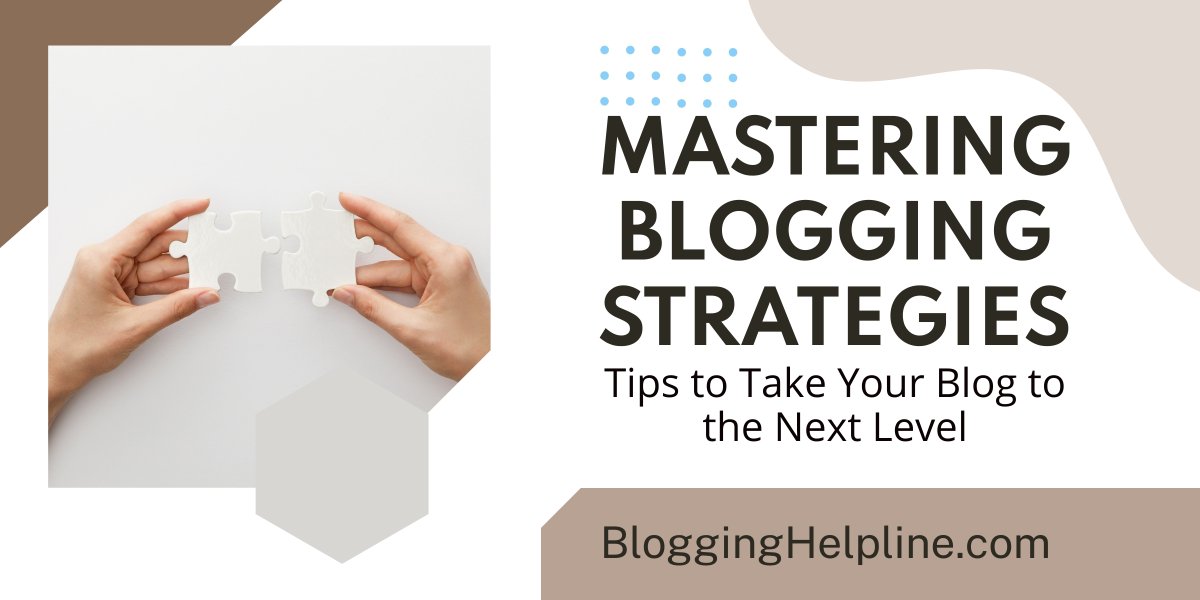 “Mastering Blogging Strategies: Tips to Take Your Blog to the Next Level”

Read Full Article: blogginghelpline.com/mastering-blog…

#blogging #bloggingtips #masteringblog #blogginggrowth #bloggingcommunity #bloggingplatform #blogginghelpline #bloggerstribe #blogoptimization #blogdesign