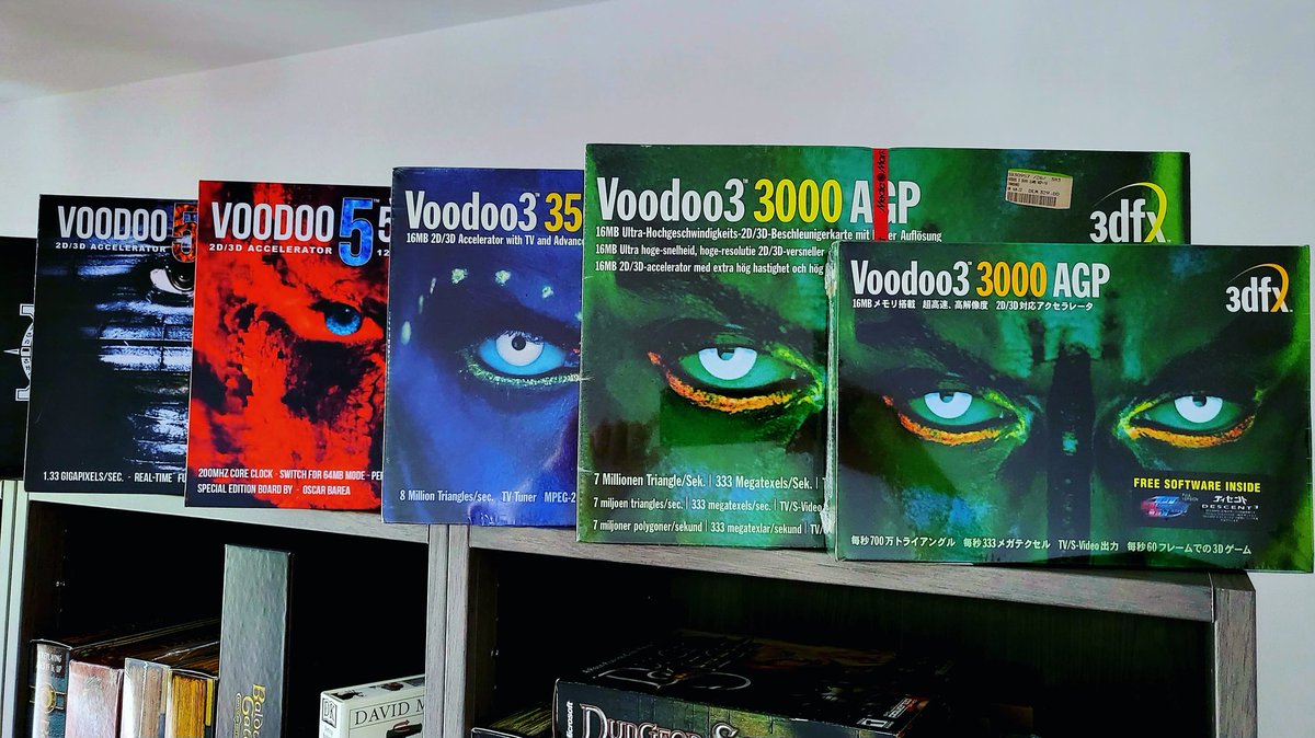 AlValentyn's tweet image. Slowly but surely coming together again. Glad the 3000s are still sealed. Ill get the rest out of the moving boxes in time #3dfx #reprogramming