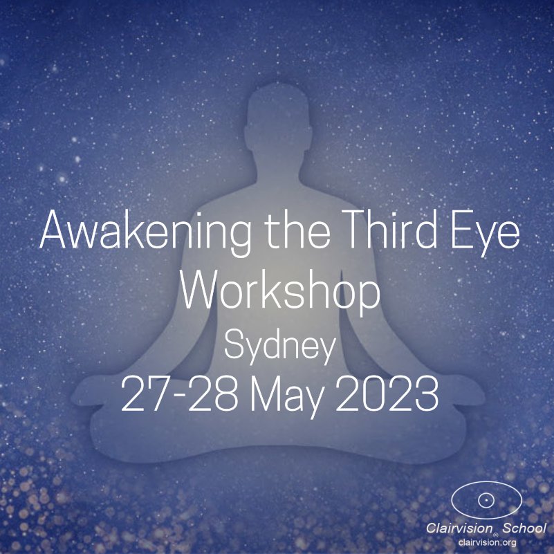 clairvisionaus's tweet photo. The third eye is the pathway to cultivating deeper levels of inner knowing, silence and stillness. 
Join us in Sydney for our Awakening the Third Eye workshop this coming weekend, 27-28 May 2023. Places still available - book here: https://t.co/PKqlxtxOXy https://t.co/6qzZDufRoI