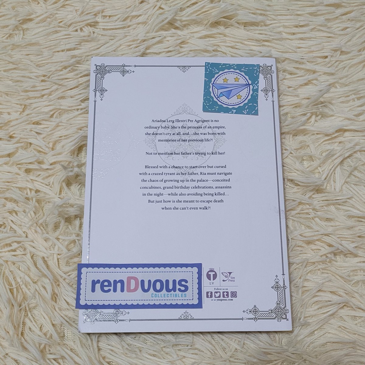 renDvousPH's tweet photo. [ONHAND] 🇵🇭PH only

Daughter of the Emperor 황제의 외동딸
Rino | Yunsul

📍Bought and shipped from US (Yen Press)
📍Paperback | Colored
📍Other volumes/manhwa available for PRE-ORDER

📩DM for details

wts lfb sell book collection manhwa comics https://t.co/i22Kqt8yTD