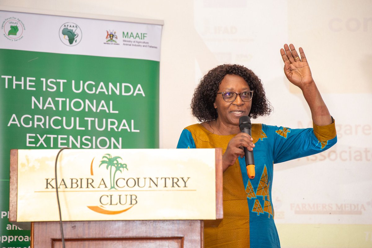 Prof. Margaret Manghenyi, a board member of AFAAS and a professor at Makerere University, has expressed her appreciation for the efforts of #UFAAS13 in involving young people in Extension Advisory Services. This is evident in some of the implemented projects such as #CAADPXP4.