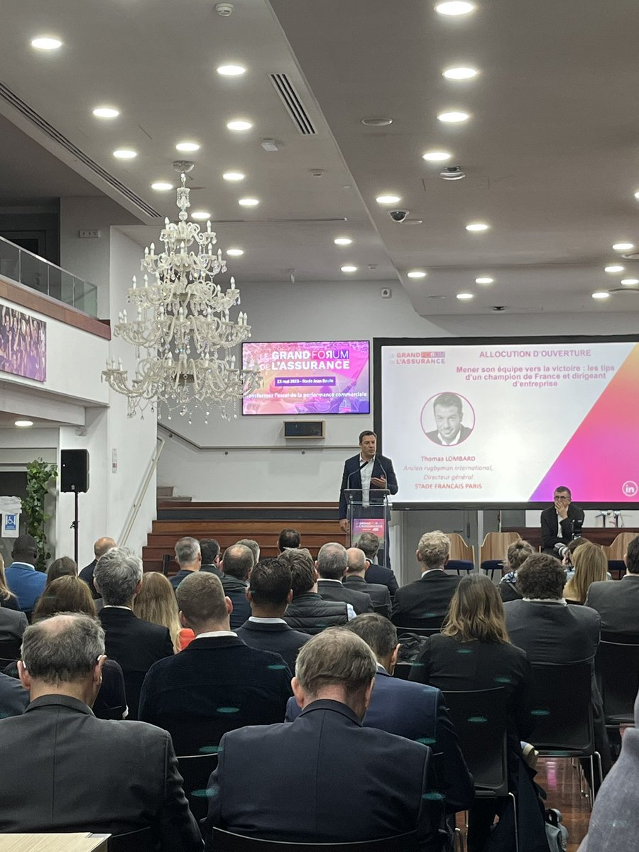 Le Grand Forum de l’Assurance, c’est aujourd’hui au Stade Jean Bouin ! 

Les grands dirigeants de l’assurance sont réunis pour partager leurs stratégies et réalisations, avec la participation de personnalités hors-secteurs reconnues pour leurs réussites commerciales. 

#GFA