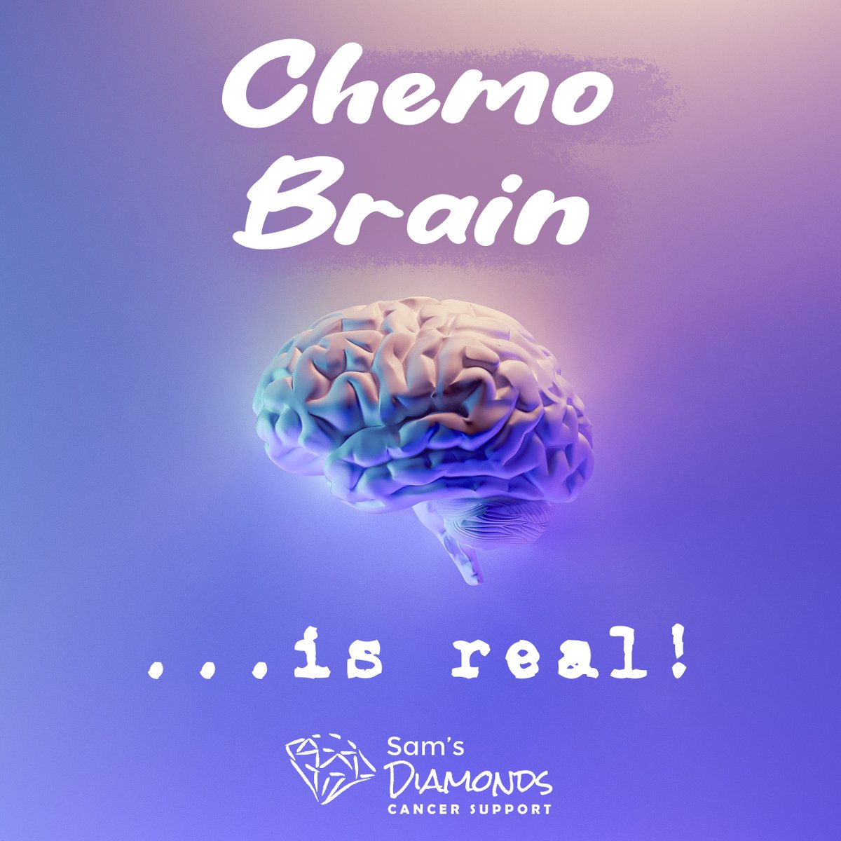 Chemo brain... Sometimes it feels like wearing a cap on your head that's made of fog. We heard from patients who received radiation therapy with similar symptoms as well! Have you experienced it? How did you deal with this uncomfortable phenomenon? 💎 #cancerawareness