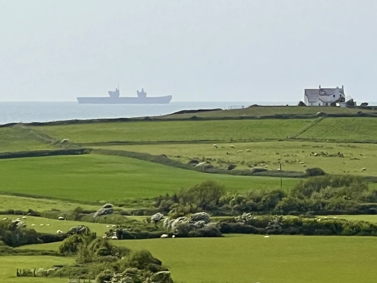 #hmsprinceofwales offYnys Môn yesterday. It is good to see the ship out & know see the might of the Royal Navy near our shores.We hope for an official visit soon Captain😉😀! Anglesey & the great port of #Holyhead is very much a cruise destination! #royalnavy, #ynysmon #anglesey