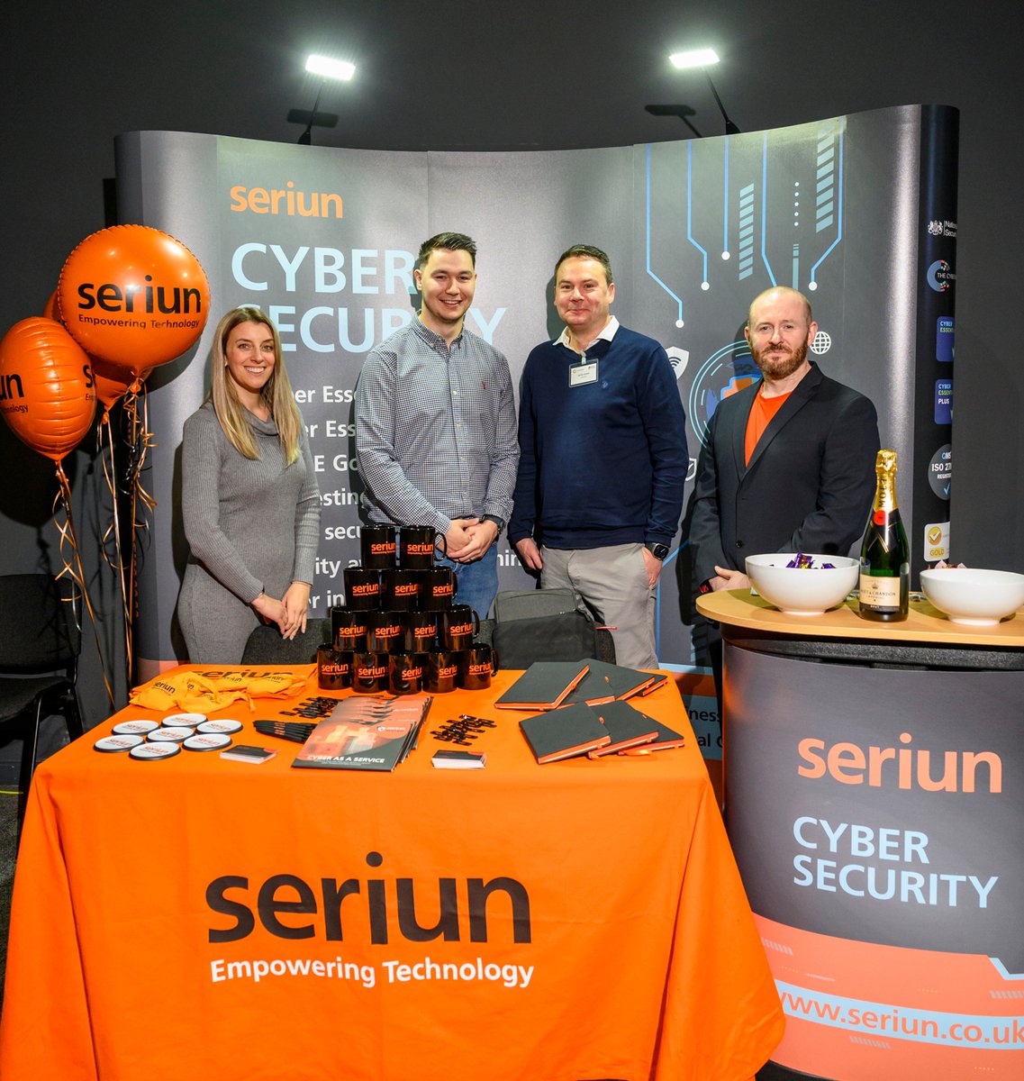 Tuesday shout-out to the @seriun team who joined us at #LLE23 💙 Seriun has provided top class IT Support, Telecoms & Software solutions to companies across the NW since 2003 - and Wayne presented a super seminar on Cyberhacking Prevention for us too. 📸 @lizhensonphoto