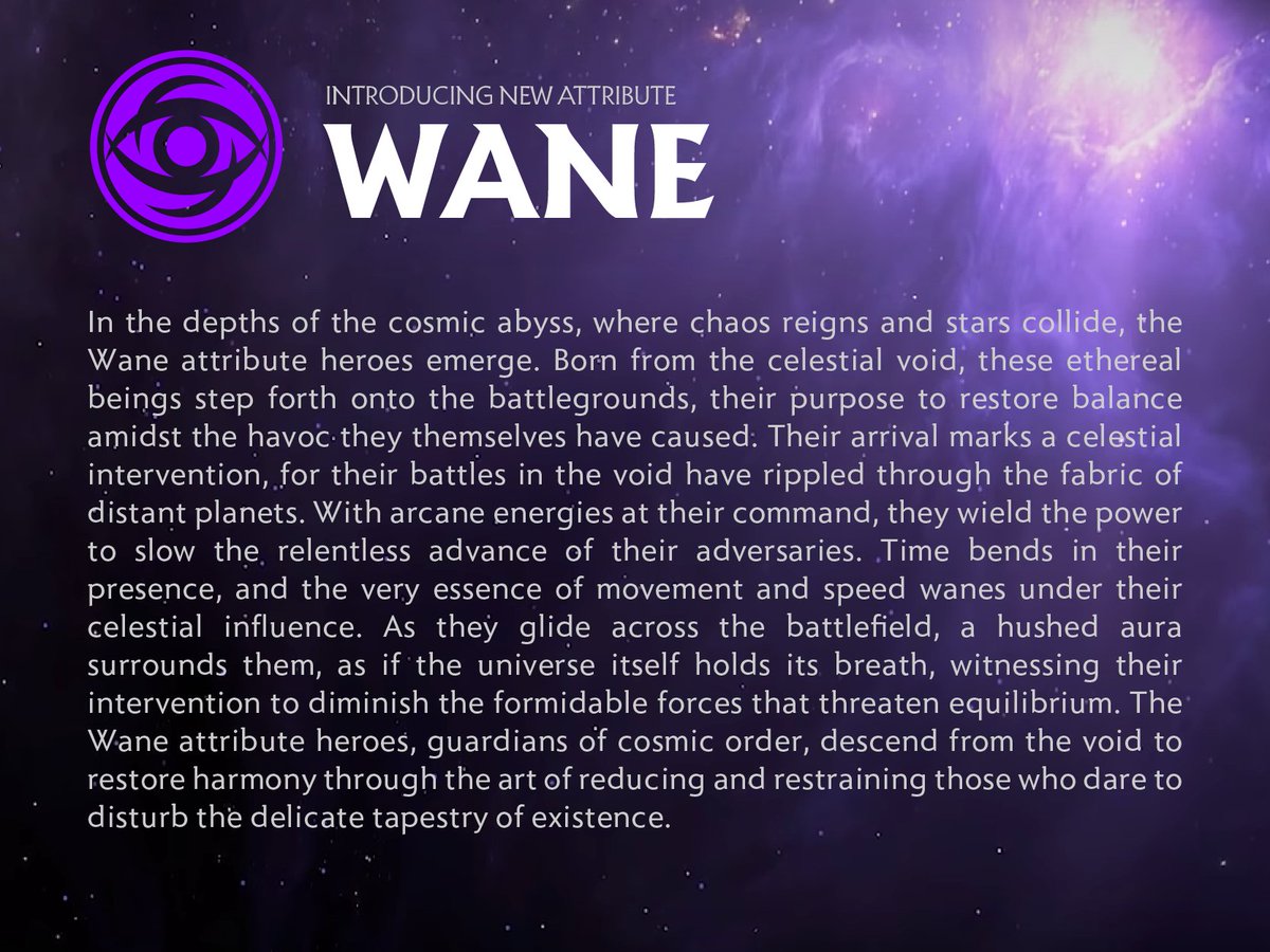 Jugnuuplays's tweet photo. Here I introduced/created a whole new attribute "Wane" for #Dota2 - Celestial beings who have the ability to alter time & speed.
#Valve #IceFrog - Looking forward to the feedback! #Wane https://t.co/kO0iS3jm2K