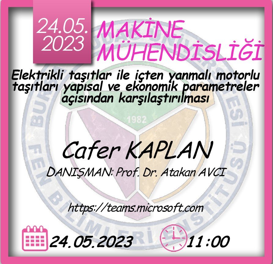 📍24 Mayıs(4)  Tarihindeki Seminer Sunumları 🥳

Seminerlere ulaşmak için linki tıklayınız👇 uludag.edu.tr/fenbilimleri/h…
@uludaguniversitesi
@uludag_kurumsal

#bursauludağüniversitesi #bursauludağüniversitesifenbilimleri #yükseklisansseminerleri #doktoraseminerleri #seminer