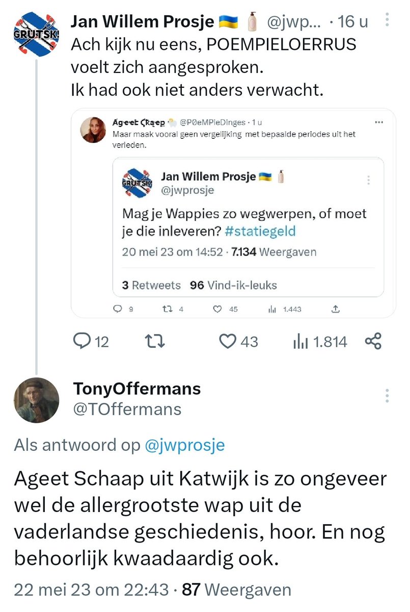 🔯 🔯 on Twitter "Het brandmerken van politieke tegenstanders dmv