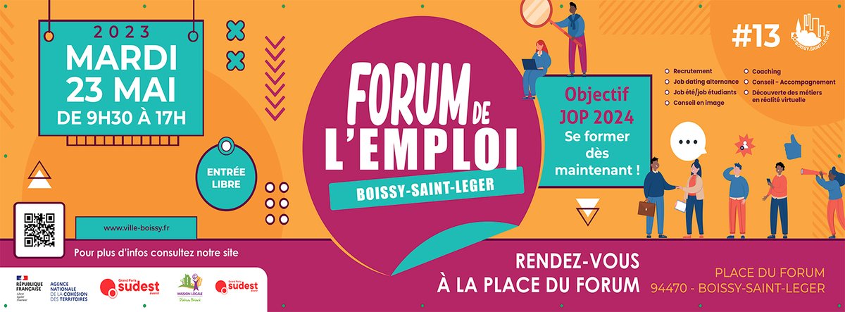 [Rencontres] Nous équipes sont présentes aujourd'hui au Forum de l’emploi <a href="/ville_boissy/">Ville de Boissy-Saint-Léger</a> ! Un événement organisé par <a href="/sudestavenir/">Grand Paris Sud Est Avenir - GPSEA</a>, la ville de Boissy Saint-Léger, et la mission locale du plateau Briard. RDV jusqu'à 17h sur la place du forum ! #RATP #RATPrecrute