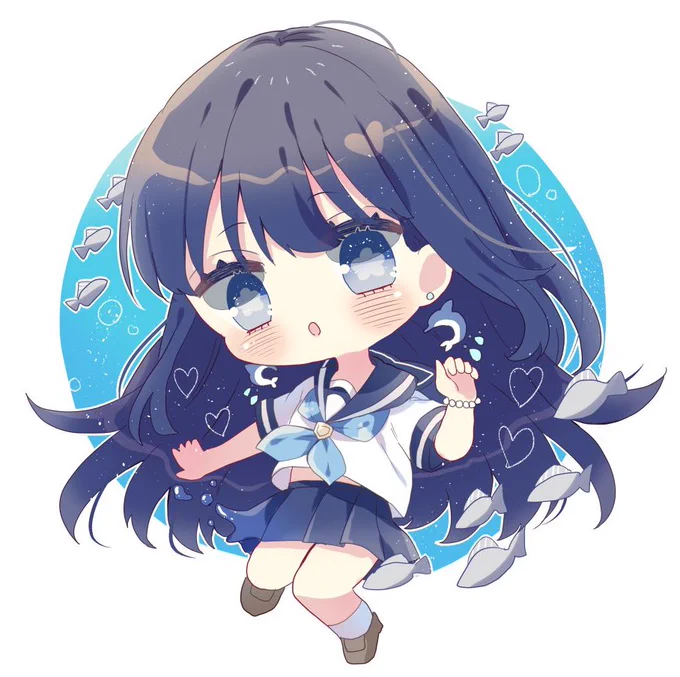 海と女の子