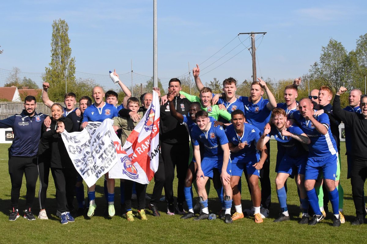 bl4ckd0n's tweet photo. Issa wrap 22/23 season! 💙
Promoted ✅ 
Cup ✅ 
Many thanks to everyone involved at @winterton_rangers who have been unbelievable! Shoutout to the fans who showed big support throughout the season and glad we gave them something back and finished it with a bang 💥✅🤙🏾🏆🏆 https://t.co/cqhT2t0FVL