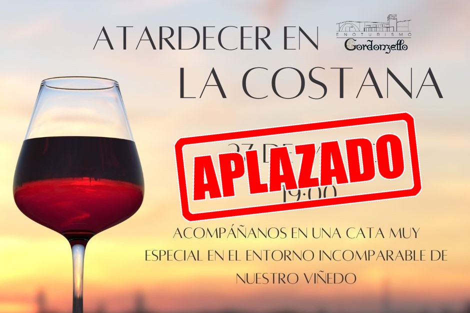 Debido al clima adverso, lamentamos informar que el evento "Atardecer en la Costana" se pospone. Estamos trabajando en encontrar una nueva fecha para ofreceros una experiencia inolvidable. ¡Gracias por vuestra comprensión y apoyo!