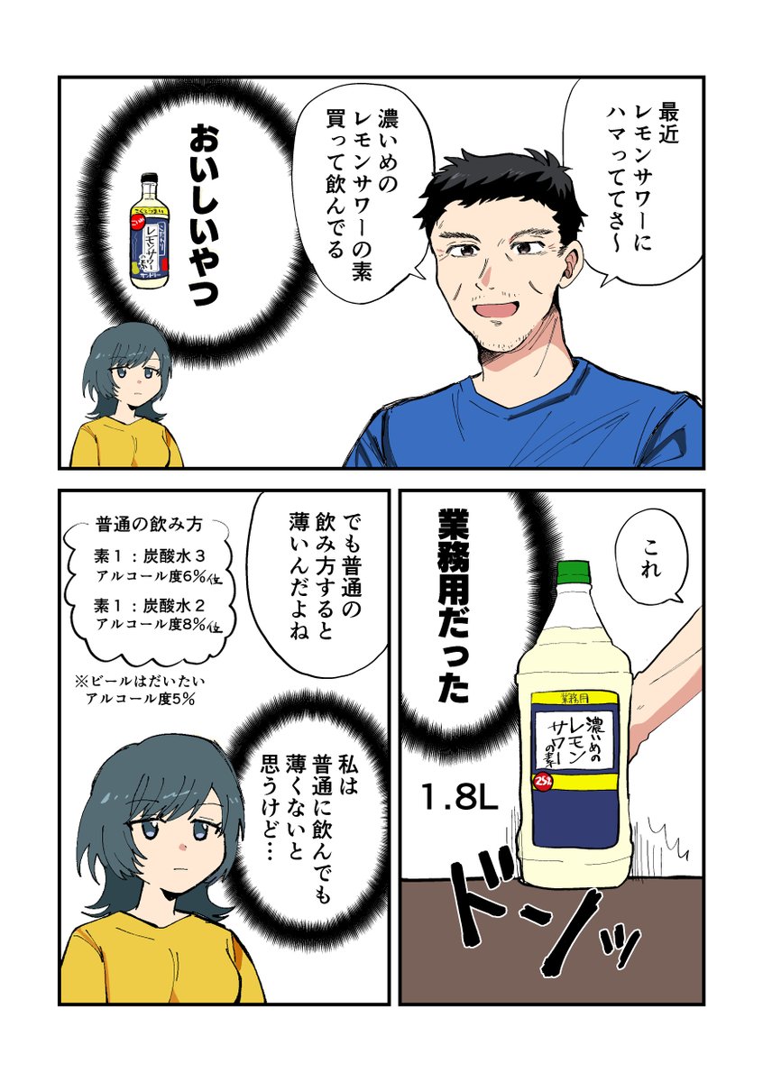 九州男児の叔父のレモンサワーの作り方