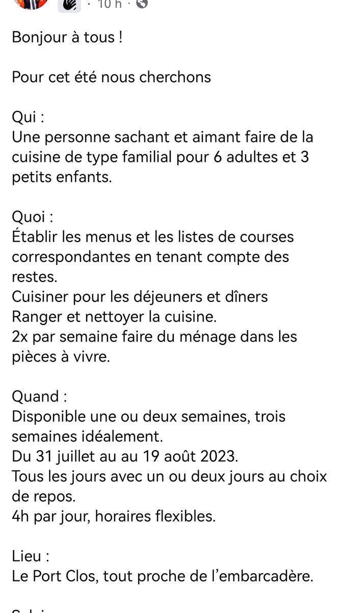 Vu sur un groupe fb "d'amoureux" de Brehat... 🙃