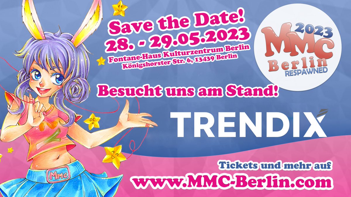 trendixshop's tweet photo. Probefühlen gefällig? Jetzt ist es soweit. Am Pfingstsonntag und -montag sind wir auf der @MMCBerlin 

Kommt uns gern am Stand besuchen und testes die Qualität unserer Textilien, Drucke und Sticke 🥰

#trendix #mmcberlin #messe https://t.co/ngYIcgX2Jm