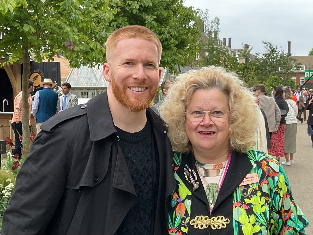 craighousecacti's tweet image. Meeting celebrities at the RHS Chelsea Flower Show #cactuscouple #RHSChelsea #chelseaflowershow2023
