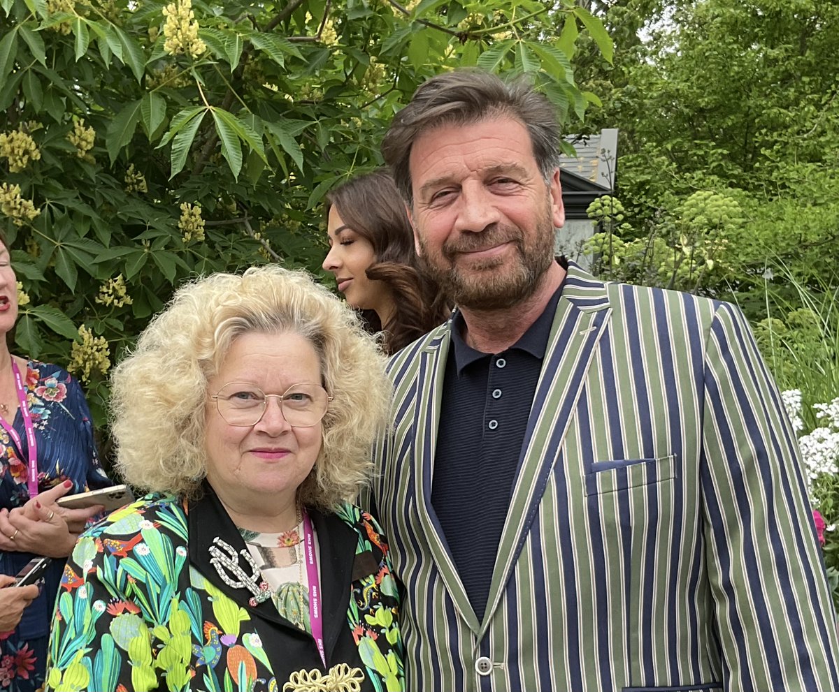 craighousecacti's tweet image. Meeting celebrities at the RHS Chelsea Flower Show #cactuscouple #RHSChelsea #chelseaflowershow2023