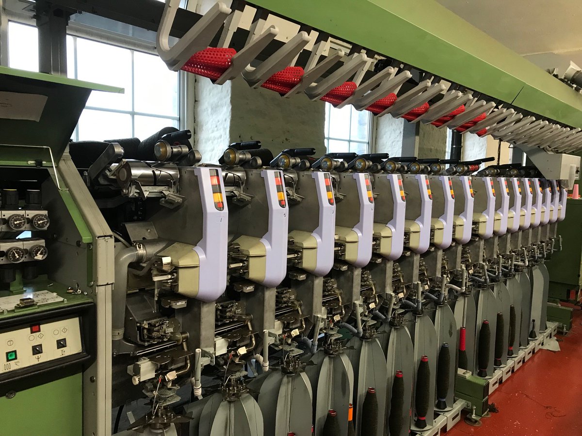 New Schlafhorst Autoconer winding machines at Gardiner Yarns. Investment for increased production and capability