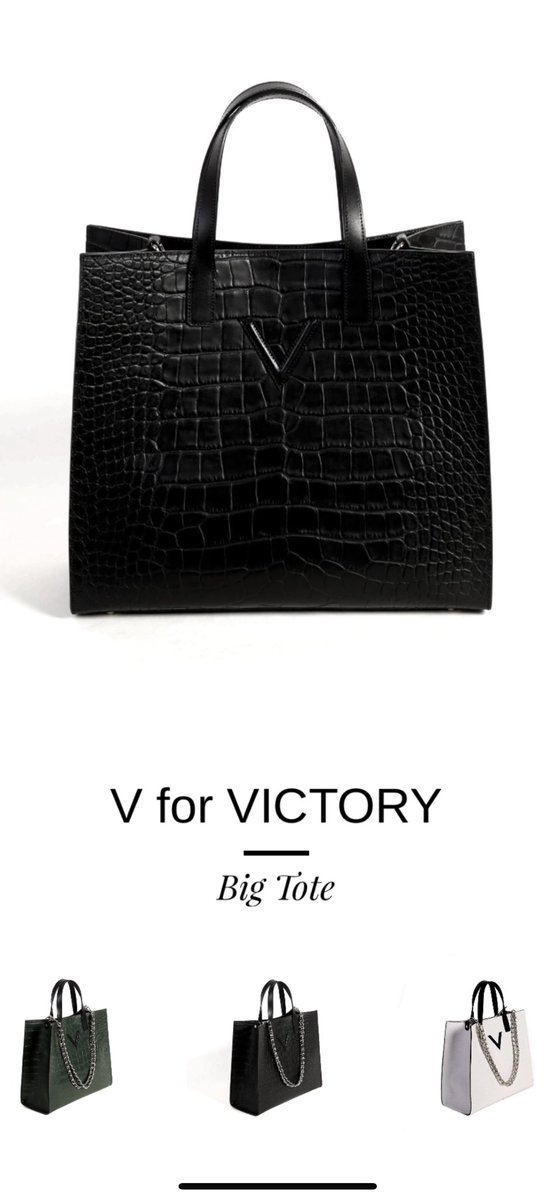 Linabrax's tweet image. V is for Victory, and this is what our V Tote is all about.