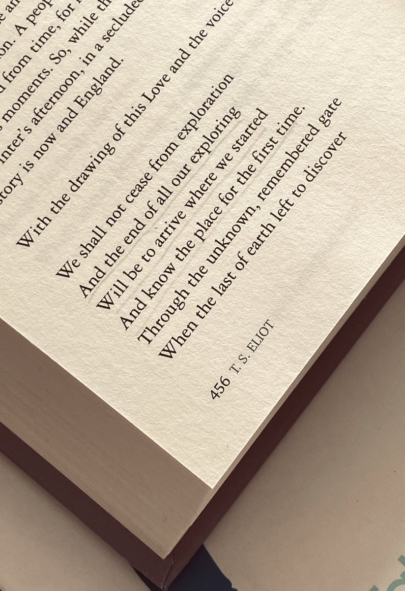 ve bütün arayışlarımızın sonu
başladığımız yere varmak
ve orayı yeni baştan tanımak olacak.
— T. S. Eliot