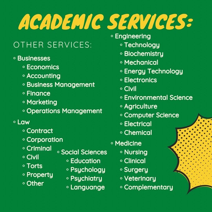 CompAssignment's tweet image. Homework and assignments help in
✓Assignments..
✓Coursework
✓Accounting
✓Maths
✓Dissertation
✓programming
✓Coding
✓Pay Paper
✓Homework help
✓Online Classes
✓Mathematics due
✓Javascript
✓Accounting
✓Finance.
✓Philosophy....
@CompAssignment