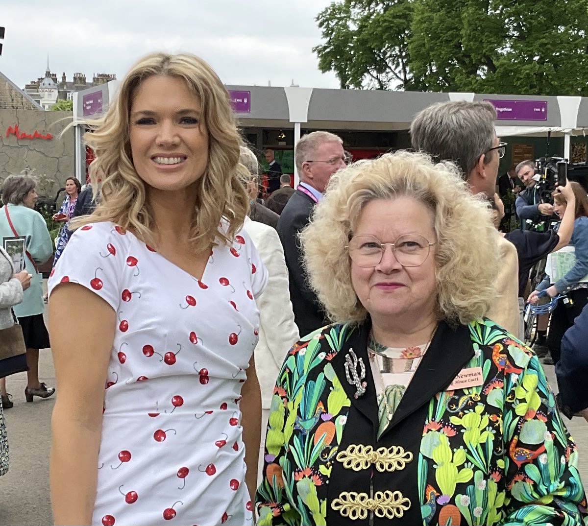craighousecacti's tweet image. Meeting celebrities at the RHS Chelsea Flower Show #cactuscouple #RHSChelsea #chelseaflowershow2023