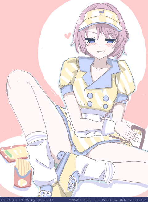 「ダイナーな横浜みちる #駅メモファンアート #tegaki_dt」|24のイラスト