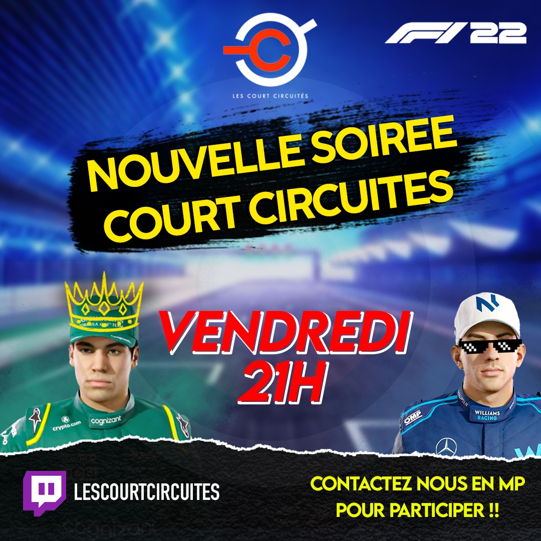 Levelmedias's tweet photo. 🚨VENDREDI 26 MAI🚨
🔥21:00🔥
WEEK-END À MONACO !!
La course la plus fun de 🇫🇷 #f122

🖥 https://t.co/miPANTXuTw

📶 Un mini-championnat sur 6 courses !
🍿 Un tout nouveau format inédit sur la chaîne !!!
🎯 Des favoris toujours favoris ou l'émergence des outsiders ??? https://t.co/yT8uvjx3qD
