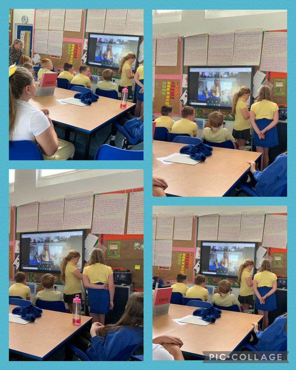 We really enjoyed the live lesson from @LyftaEd it was great to hear Sylvain’s story and see him being so positive and making other smile! We loved to hear from other schools and share information about where we live! Diolch yen fawr! @rhosyfedwen #CulturalDiversity