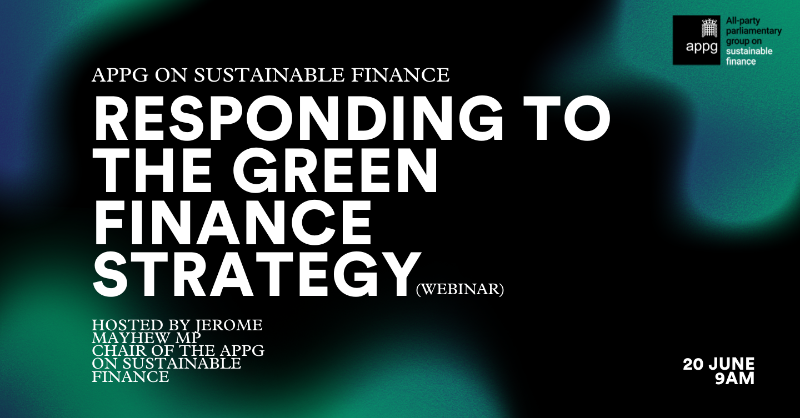 UK100_'s tweet photo. 🚨 | NEW DATE: SIGN UP

💸 Join @JeromeMayhew at the next @APPGSustFin event looking at responding to the #GreenFinanceStrategy with speakers including @RyanJudeGreen, @gfi_green and Fergus Moffatt, @ShareAction.

📅 20 JUNE
⏰ 0900
✍️ https://t.co/Mt7W4kQFjR