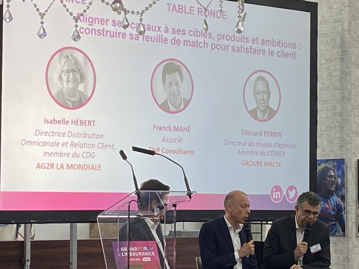 [LT] 💬 « La distribution omnicanale pose la question de la valorisation du passage de relais d’un conseiller commercial à un autre , d’un canal à un autre. Nous réfléchissons avec les équipes de la MACSF sur ce sujet » : <a href="/Perrin_edouard/">Edouard Perrin</a> 
#assurance #distribution #GFA