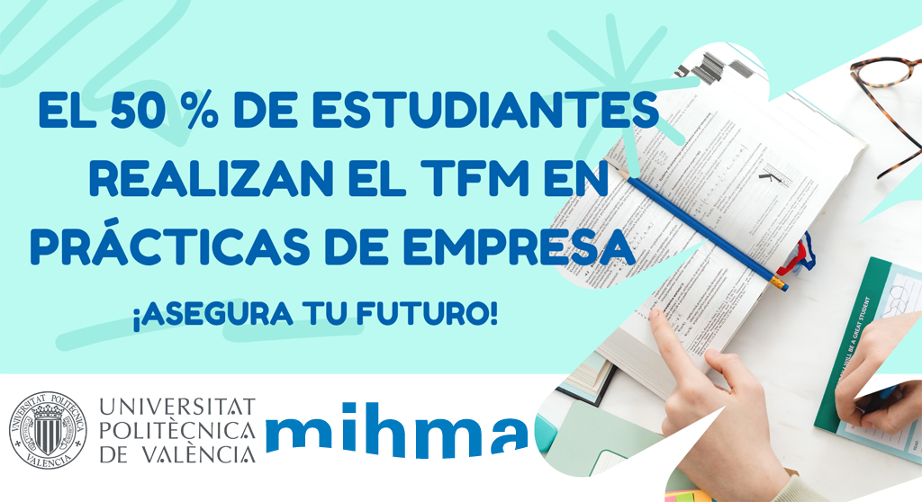mihmaupv's tweet photo. #ExcelenciaMIHMA
😃El 50% de los 👨🎓👩🎓estudiantes matriculados en #TFM📖 en nuestro #masterAgua💦 están realizando prácticas en empresa.
👉La #empleabilidad del MIHMA es una de nuestras💪 señas de identidad.
#MasterAgua #FormacionMIHMA https://t.co/PX49sCHvN0