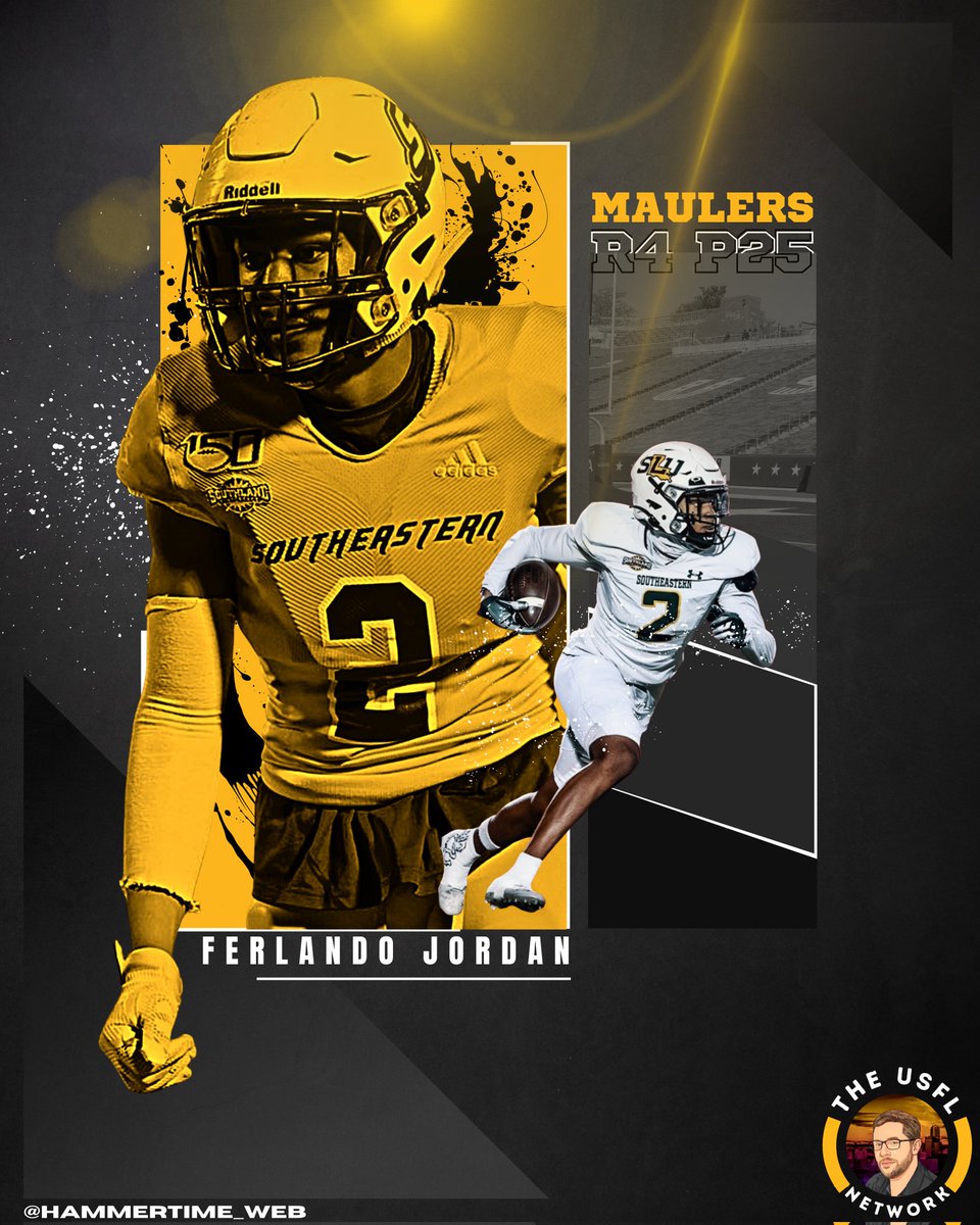 Web - (@mindofweb) on Twitter photo The #Maulers have brought in another draft pick. <a href="/BTMlando/">_ferlandojordan</a> comes from SLU. He had 10 career ints in college with 4 of them brought back to the house. Seems to be the Iron Guard just became better!
#usfl #usflnetwork The #Maulers have brought in another draft pick. <a href="/BTMlando/">_ferlandojordan</a> comes from SLU. He had 10 career ints in college with 4 of them brought back to the house. Seems to be the Iron Guard just became better!
#usfl #usflnetwork