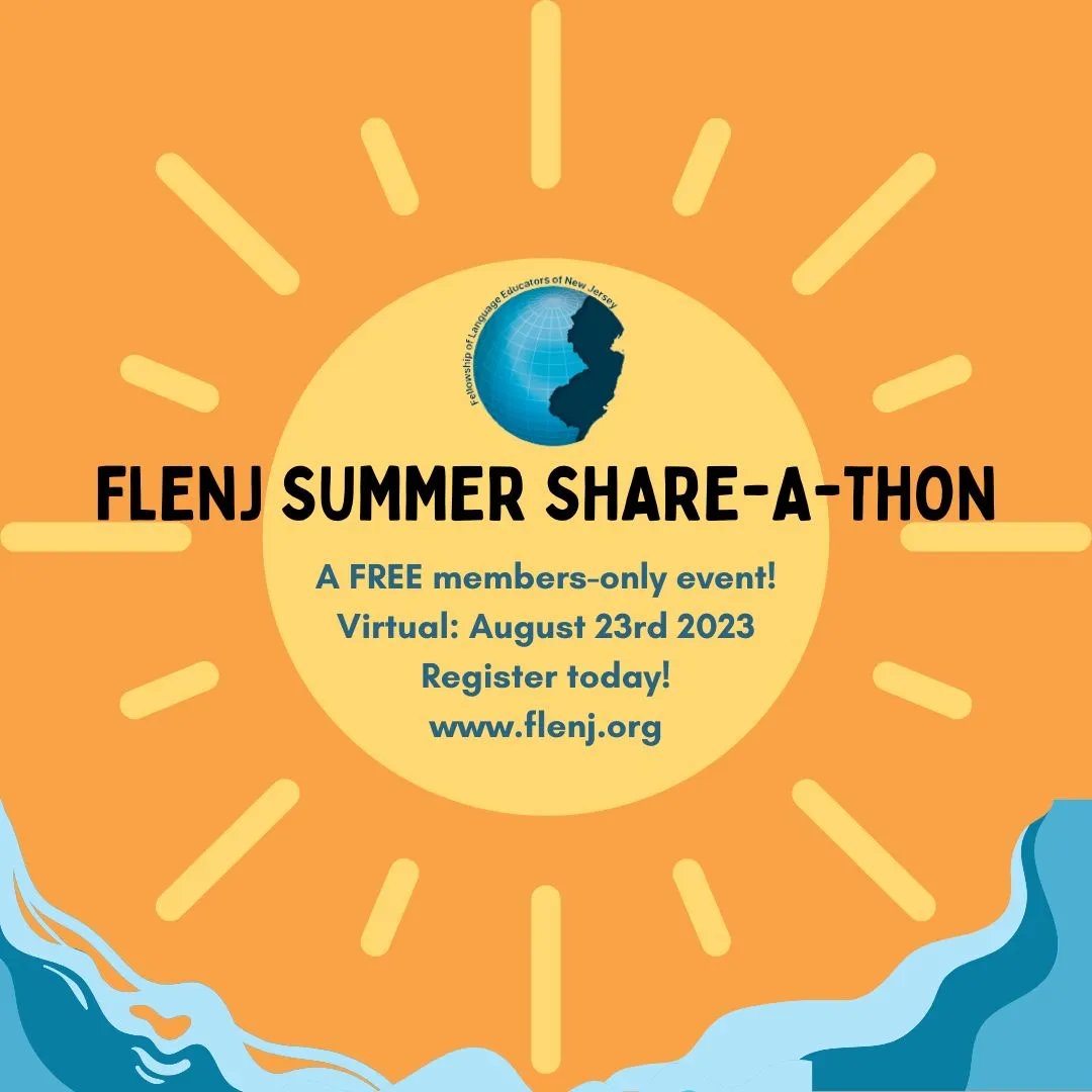 Excited about summer? So are we!😎☀️ Registration is now open for our FLENJ Summer Share-A-Thon on August 23rd! This is a FREE event for FLENJ members only. Not a member yet? Join today!!👉 flenj.org