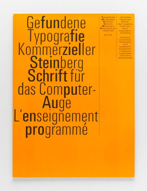 TM Typografische Monatsblätter, 3, 1970 emuseum.ch/objects/109497