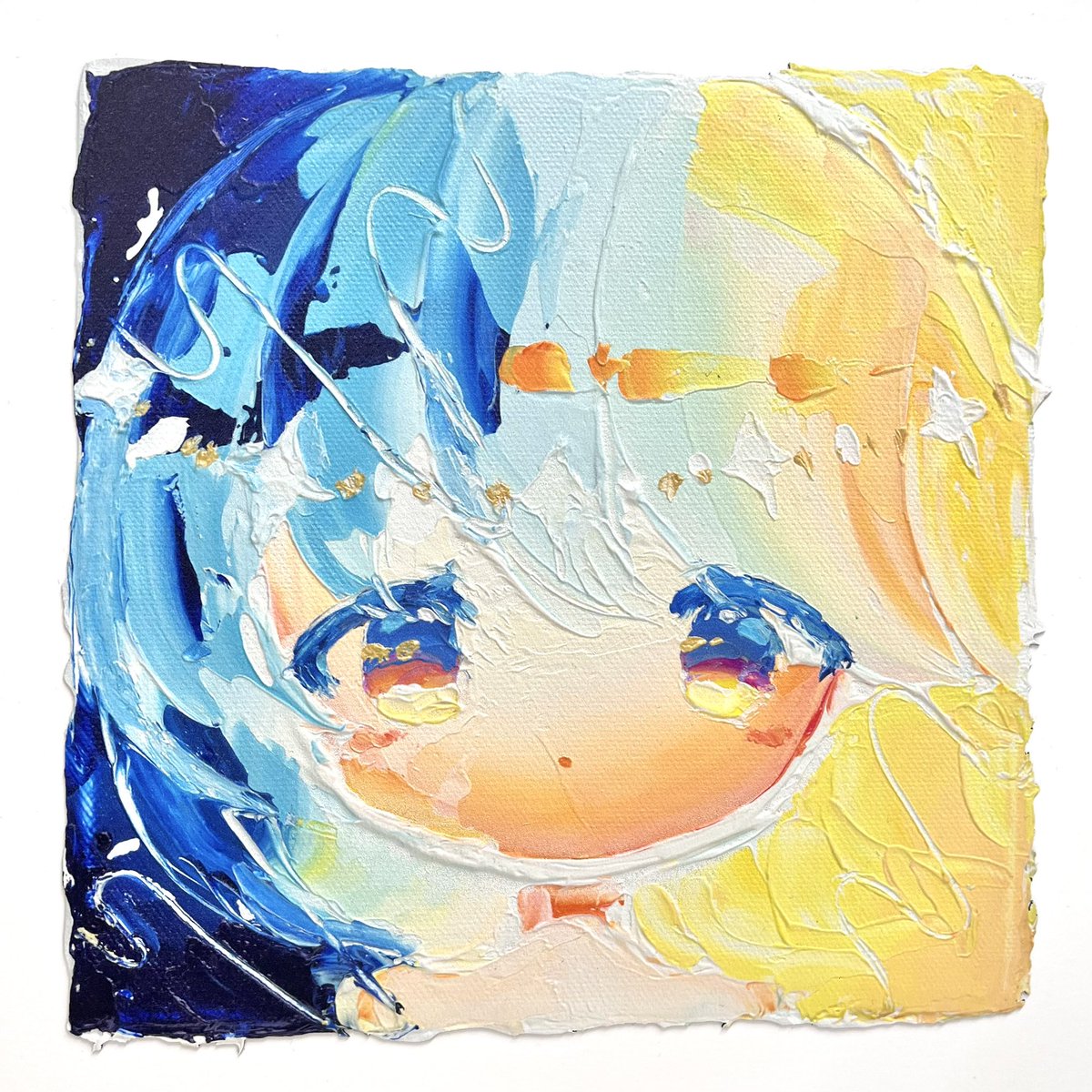 「なんとこれ版画なんです・・・!!!! サンエムカラーさんの立体UVのテストプリン」|小田望楓‎‎✿Mifuu Odaのイラスト