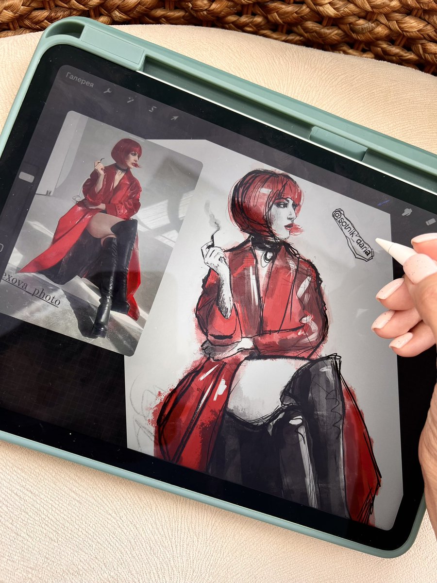 SotnikDaria's tweet photo. Быстрый набросок #art #moda #Procreate https://t.co/1qNaRuj8OQ