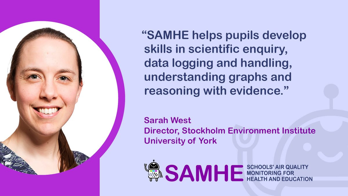 Thank you @SeeScience for inviting @SarahWest_SEI to introduce #SAMHE to #PhysicsTeachers in Wales at your forum last week! SAMHE enables pupils to interact with real world data about their immediate environment.

#PhysicsEducation #iteachphysics #physicsteachers #scienceteachers