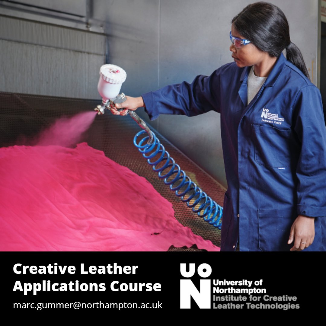 ICLT - Institute for Creative Leather Technologies (@icltleather) on Twitter photo 12th to 16th June 2023. Interested in finding out more about leather and trying some creative finishing? Our Creative Leather Applications course is an idea introduction to to those who are using leather in their products northampton.ac.uk/ICLT-training <a href="/FashionUoN/">Fashion UniNorthants</a> <a href="/UniNorthants/">UniofNorthampton</a> 12th to 16th June 2023. Interested in finding out more about leather and trying some creative finishing? Our Creative Leather Applications course is an idea introduction to to those who are using leather in their products northampton.ac.uk/ICLT-training <a href="/FashionUoN/">Fashion UniNorthants</a> <a href="/UniNorthants/">UniofNorthampton</a>