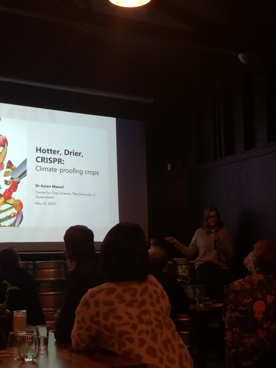 Karen Massel (@karenmassel) on Twitter photo Thank you for everyone for listening on GM and gene editing crop production in Australia. Thank you <a href="/pintofscienceAU/">Pint of Science AU</a> for giving me this opportunity Thank you for everyone for listening on GM and gene editing crop production in Australia. Thank you <a href="/pintofscienceAU/">Pint of Science AU</a> for giving me this opportunity