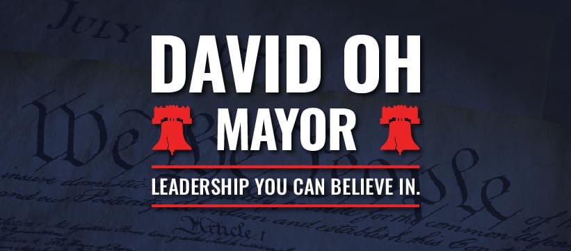 People in this City want real change. Not more of the same. That wish can come true by voting on Tuesday, November 7. #DavidOh4Mayor