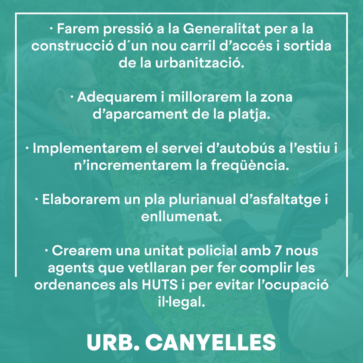 JuntsLloret's tweet photo. Aquest és el nostre programa per la Urbanització Canyelles.
Per veure la resta del programa, entra a https://t.co/93sPnsMdeq
#LloretdeMar #MartinezAlcalde #Lloretalcor #DespertemLloret #Juntsienbonesmans #programaMartinezAlcalde #programa https://t.co/sl8ukUPlDG