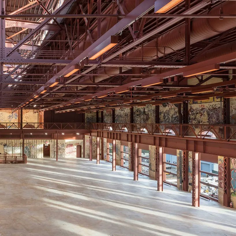 brooklyn's century-old power plant opens as a vibrant arts venue by <a href="/HerzogdeMeuron/">Herzog & de Meuron</a> designboom.com/architecture/b…