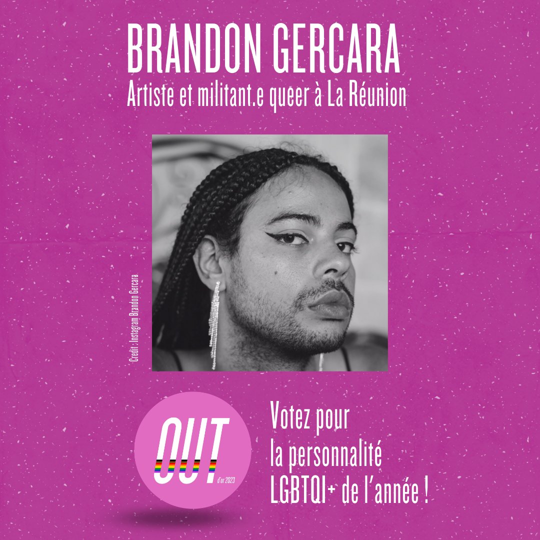 .<a href="/brandon_gercara/">Brandon Gercara</a> est un.e artiste et militant.e queer à La Réunion. Iel travaille notamment sur l’émancipation de la diversité sexuelle et de la pluralité des genres de personnes vivant à La Réunion.