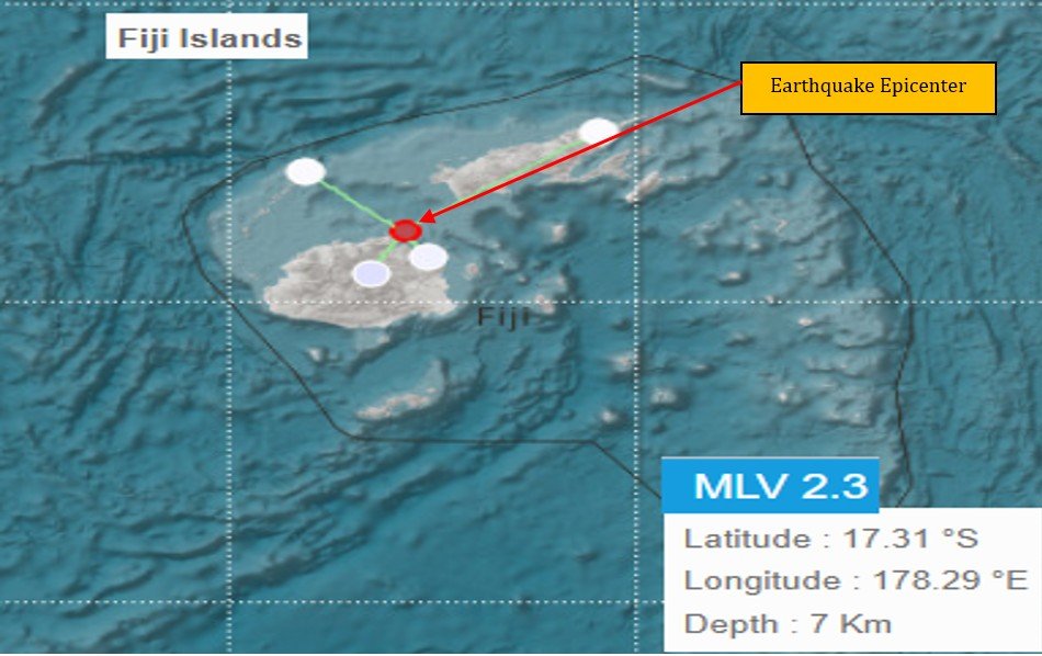 Seismology Fiji On Twitter Earthquake Information Bulletin Issued