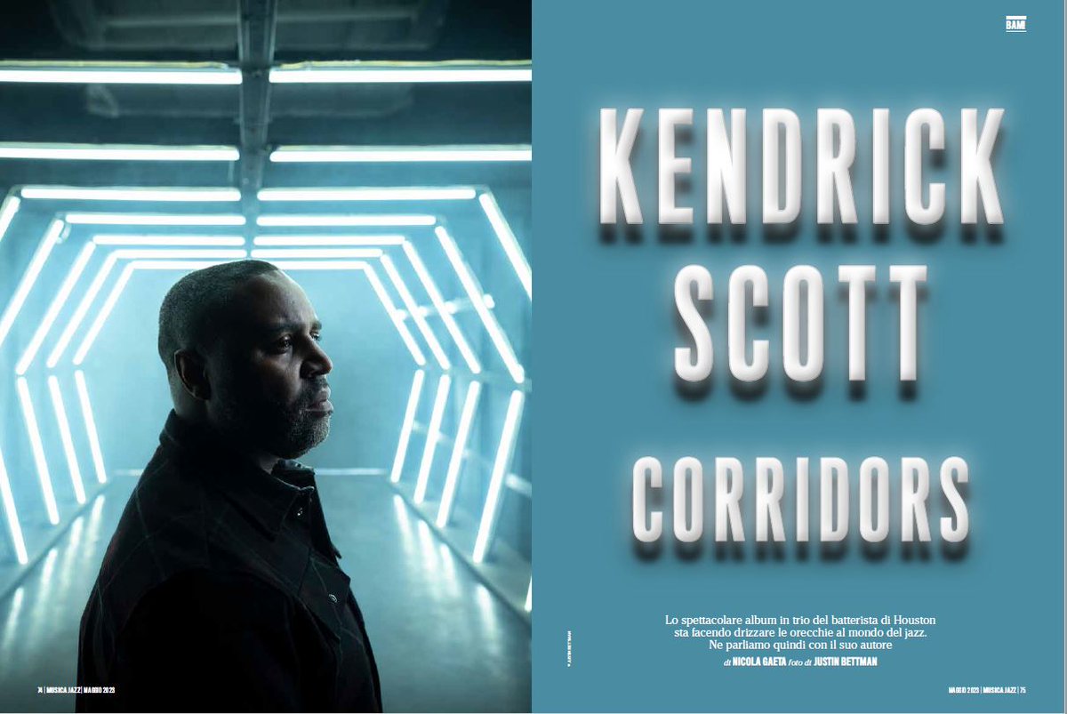 Musica Jazz (@musica_jazz) on Twitter photo Lo spettacolare album in trio di <a href="/kendrickscott/">Kendrick Scott</a> sta facendo drizzare le orecchie al mondo del jazz.
Il nostro Nicola Gaeta ne parla direttamente con lui su Musica Jazz di maggio. In edicola, naturalmente!
<a href="/bluenoterecords/">Blue Note Records</a> <a href="/waltersmithiii/">Walter Smith III</a> <a href="/UMusicItalia/">Universal Music Italia</a> Lo spettacolare album in trio di <a href="/kendrickscott/">Kendrick Scott</a> sta facendo drizzare le orecchie al mondo del jazz.
Il nostro Nicola Gaeta ne parla direttamente con lui su Musica Jazz di maggio. In edicola, naturalmente!
<a href="/bluenoterecords/">Blue Note Records</a> <a href="/waltersmithiii/">Walter Smith III</a> <a href="/UMusicItalia/">Universal Music Italia</a>