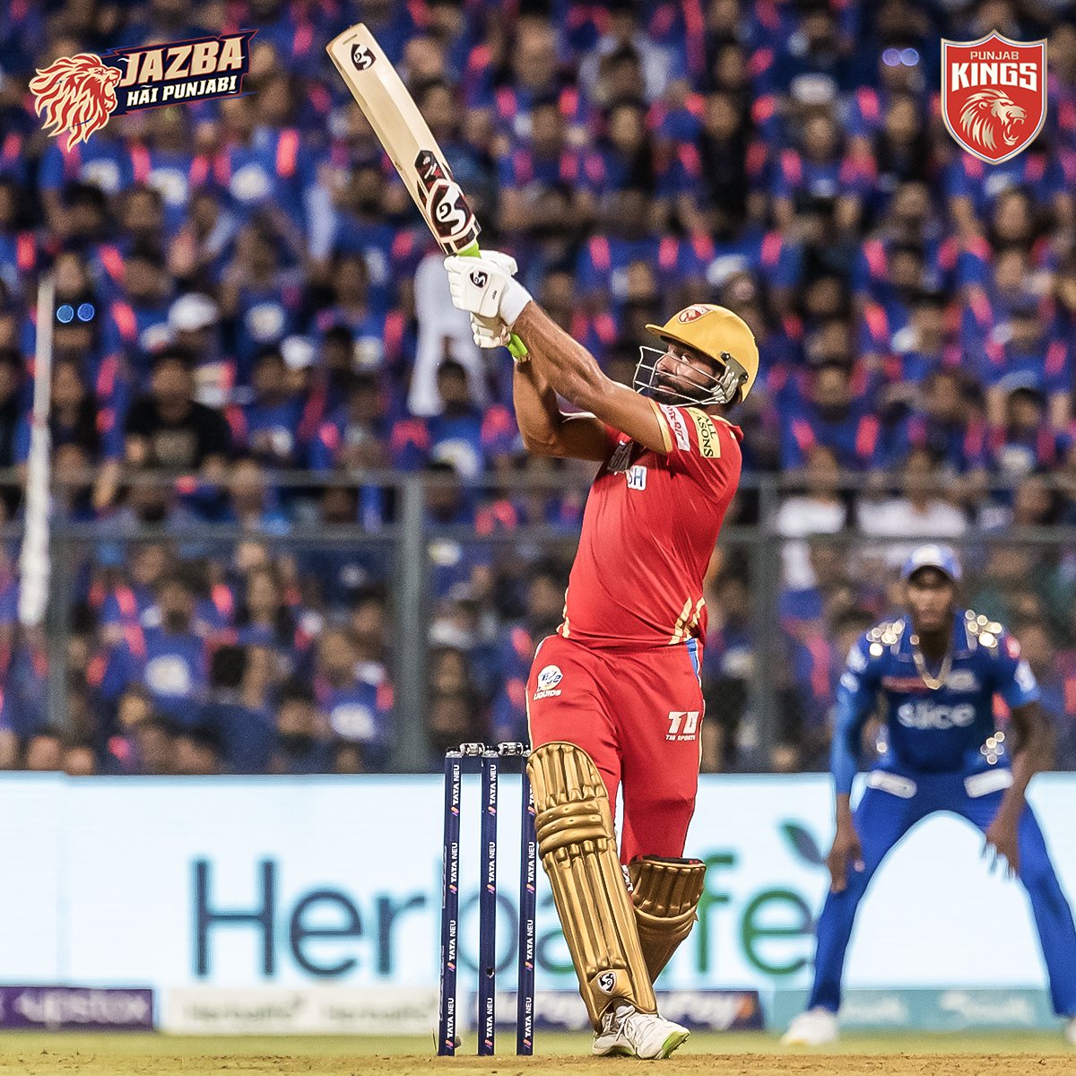 PunjabKingsIPL's tweet photo. Sadde Harry Paaji was steady as a rock for us in the middle order. 💪

#JazbaHaiPunjabi #SaddaPunjab #PunjabKings #TATAIPL @HarpreetCricket https://t.co/0e05bu59QW