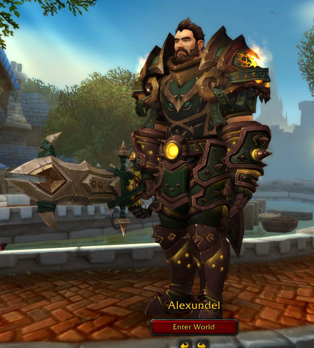 trancio_34's tweet photo. @Warcraft This is a pala warden https://t.co/pqhYma8gHX
