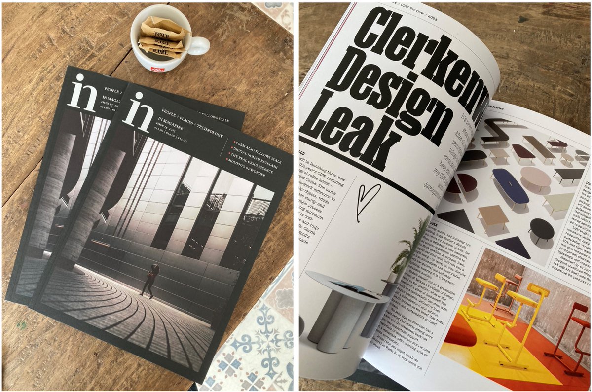 If you're at #clerkenwelldesignweek, keep an eye out for copies of the current issue of IN Magazine with its bound-in special issue of Works.